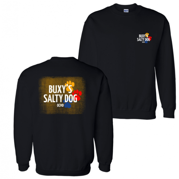 Buxy's Black Crew Sweatshirt